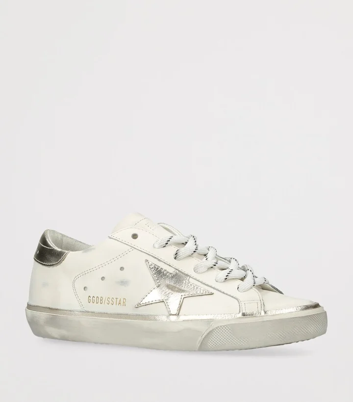 Golden Goose Leather Super-Star Sneakers - Image 3