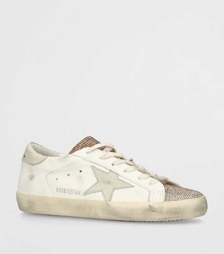 Golden Goose Leather Super-Star Sneakers - Image 3