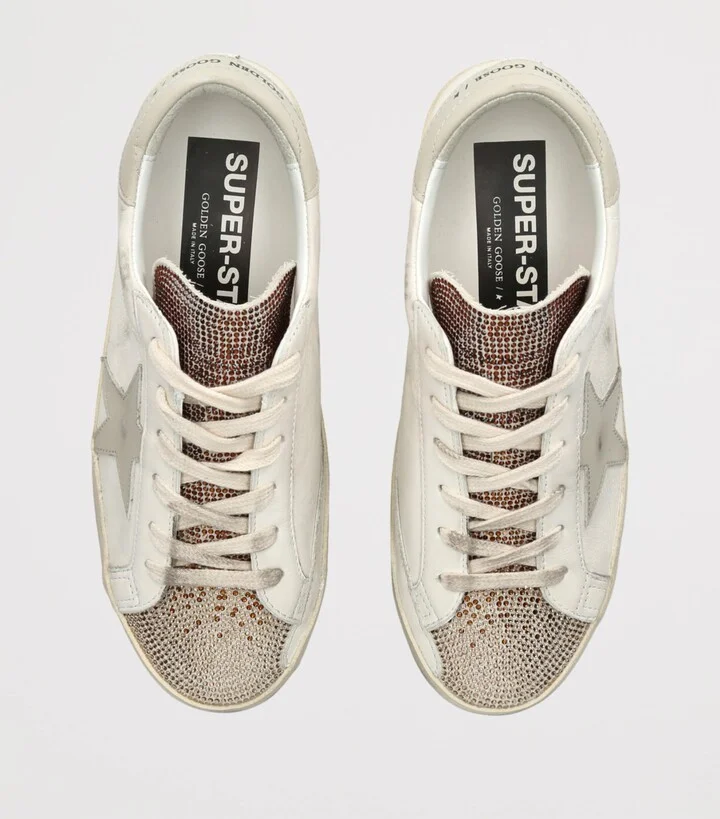 Golden Goose Leather Super-Star Sneakers - Image 4