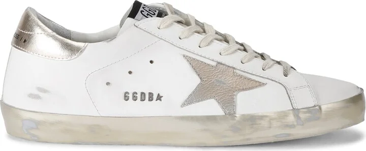 Golden Goose Leather Super-Star Sneakers