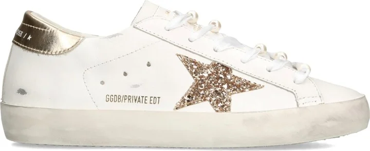 Golden Goose Leather Super-Star Sneakers