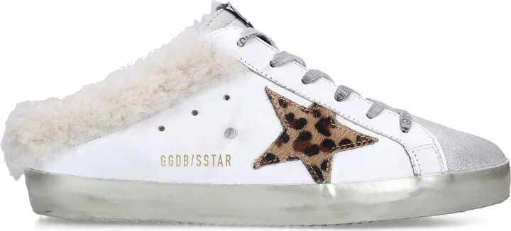Golden Goose Leather Superstar Sabot Sneakers - Image 3