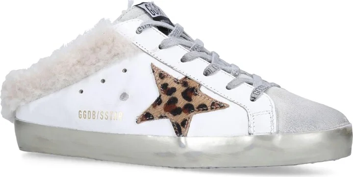 Golden Goose Leather Superstar Sabot Sneakers