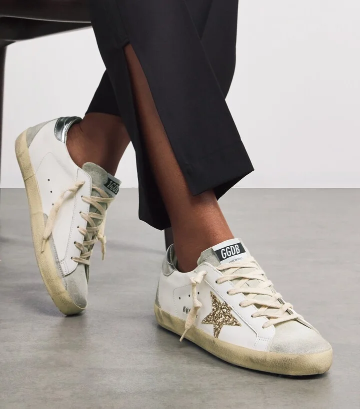 Golden Goose Leather Superstar Sneakers - Image 2
