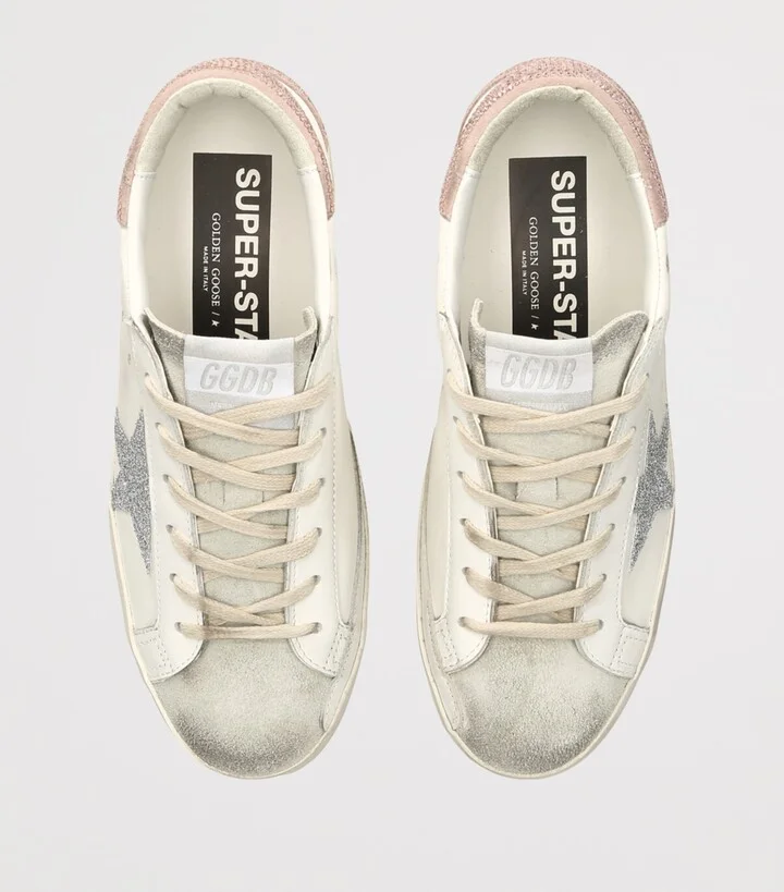 Golden Goose Leather Superstar Sneakers - Image 4