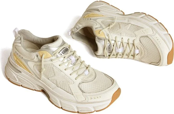 Golden Goose Lightstar Leather Net And Suede Upper Tpu Star Net Heel And Spur Shoes - Image 3