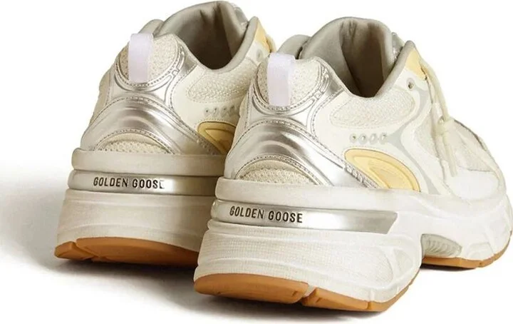 Golden Goose "Lightstar" Leather Net And Suede Upper Tpu Star Net Heel And Spur Shoes - Image 3