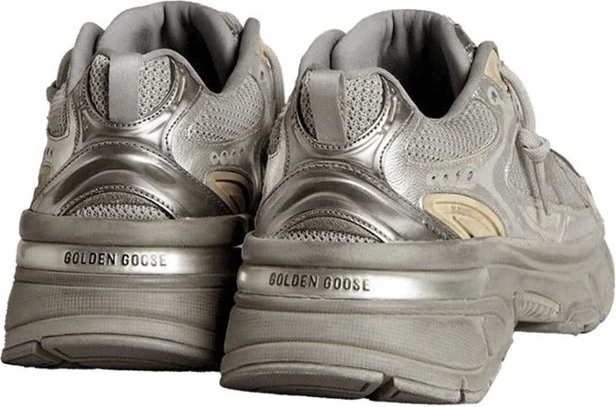 Golden Goose Lightstar Sneakers In Laminated Leather And Mesh Shoes - Image 2