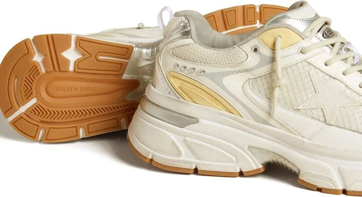 Golden Goose 'Lightstar' Sneakers In White And Yellow - Image 2