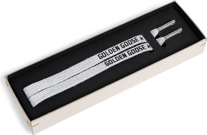 Golden Goose Logo Print Laces - Image 2