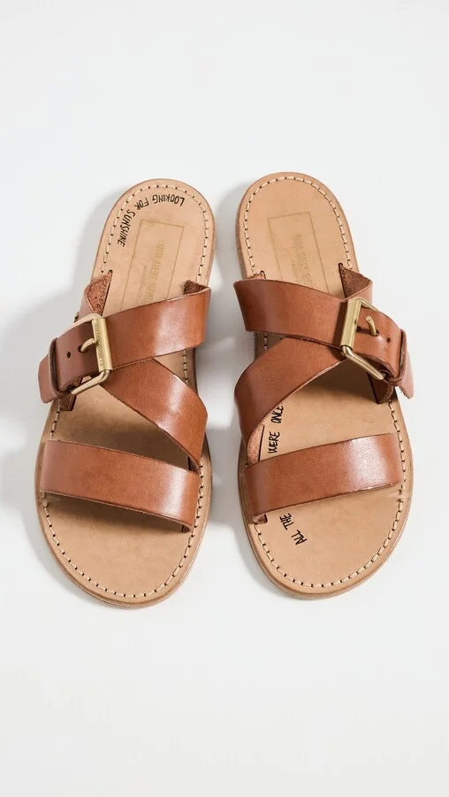 Golden Goose Margaret Resinated Leather Upper Sandals - Image 2