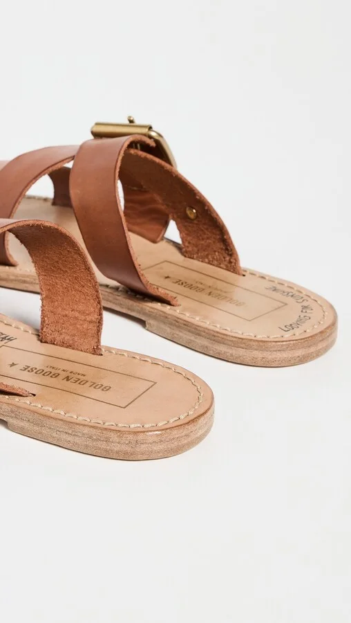 Golden Goose Margaret Resinated Leather Upper Sandals - Image 3