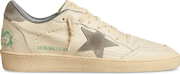 Golden Goose Men's Ballstar Leather Upper Sneakers