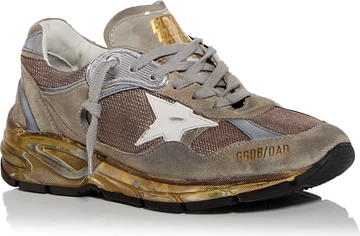 Golden Goose Men's Running Dad Low Top Sneakers