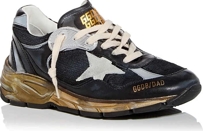 Golden Goose Men's Running Dad Low Top Sneakers