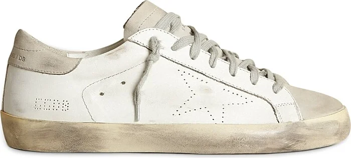 Golden Goose Men's Super Star Lace Up Sneakers