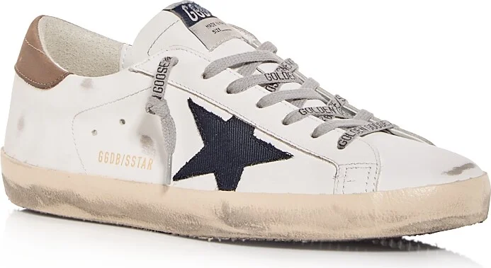 Golden Goose Men's Super Star Lace Up Sneakers