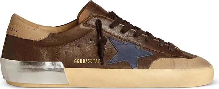 Golden Goose Men's Super Star Leather Sneakers