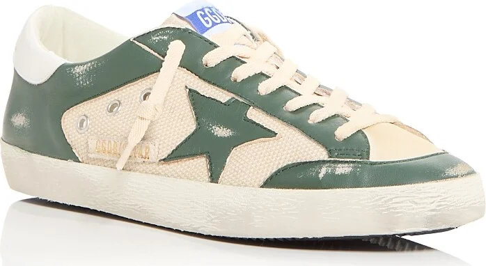 Golden Goose Men's Super-Star Low Top Sneakers