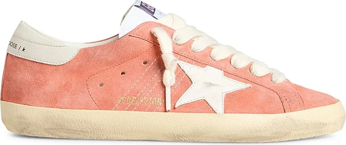 Golden Goose Men's Super Star Suede Lace Up Sneakers