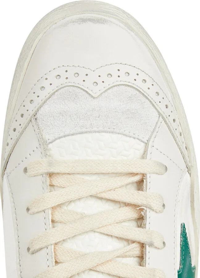 Golden Goose Mid Star Distressed Leather Sneakers - Image 4