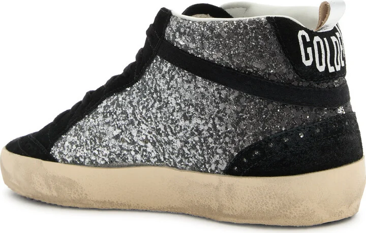 Golden Goose Mid Star Panelled Suede Sneakers - Image 2