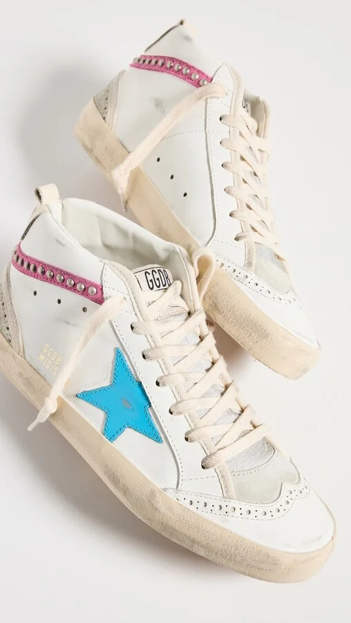 Golden Goose Mid Star Spur Sneakers - Image 3