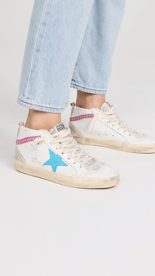 Golden Goose Mid Star Spur Sneakers - Image 5