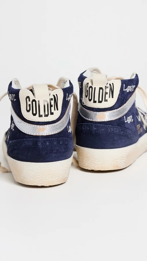 Golden Goose Mid Star Suede Upper with Embroidery Sneakers - Image 2