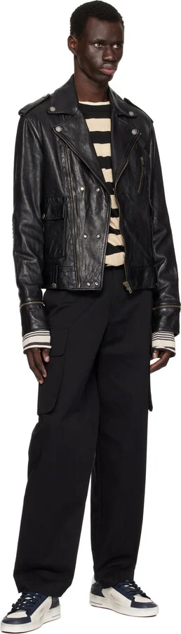 Golden Goose Navy & White Stardan Sneakers - Image 5