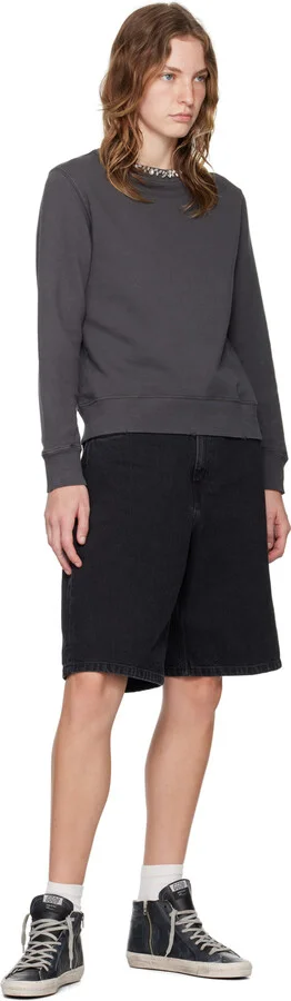 Golden Goose Navy Women's Slide Sneakers - Image 5