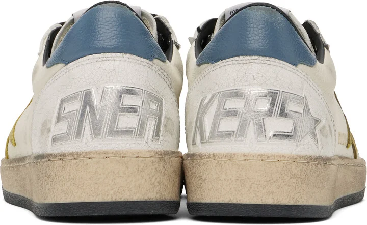 Golden Goose Off-White Ball Star Sneakers - Image 2