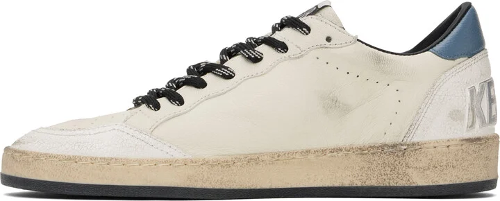 Golden Goose Off-White Ball Star Sneakers - Image 3