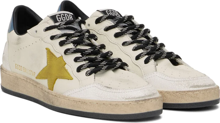 Golden Goose Off-White Ball Star Sneakers - Image 4