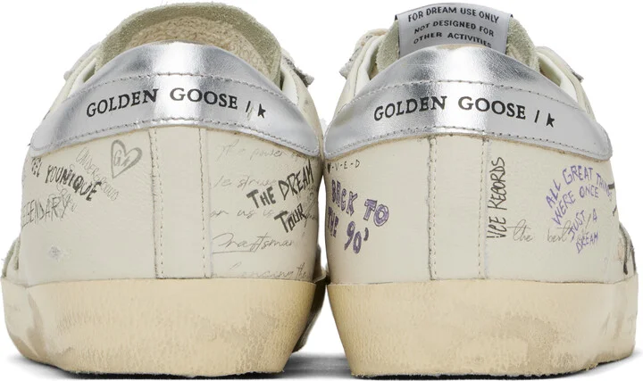Golden Goose Off-White & Gray Super-Star LTD Sneakers - Image 2