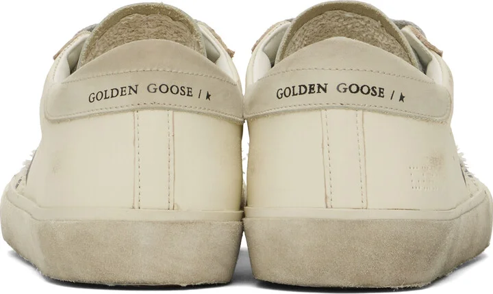 Golden Goose Off-White & Gray Super-Star Sneakers - Image 2