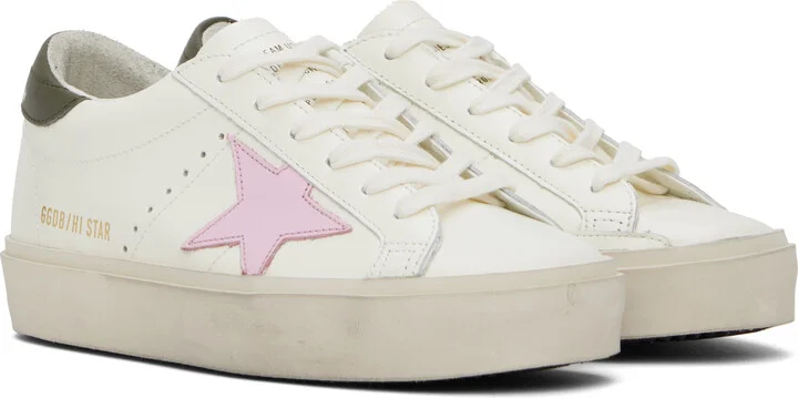 Golden Goose Off-White Hi Star Sneakers - Image 4