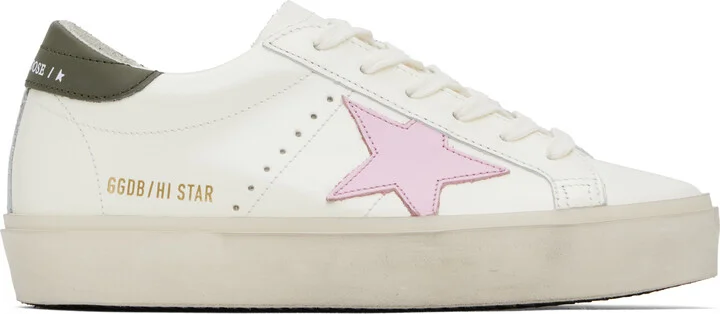 Golden Goose Off-White Hi Star Sneakers