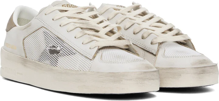 Golden Goose Off-White Stardan Sneakers - Image 4