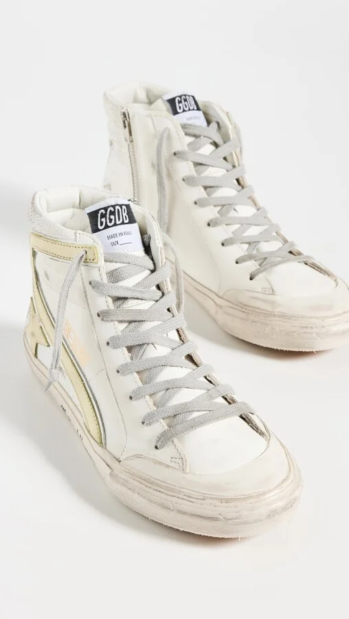Golden Goose Penstar Leather and Suede Upper Sneakers - Image 3
