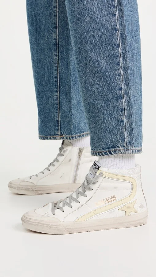Golden Goose Penstar Leather and Suede Upper Sneakers - Image 5