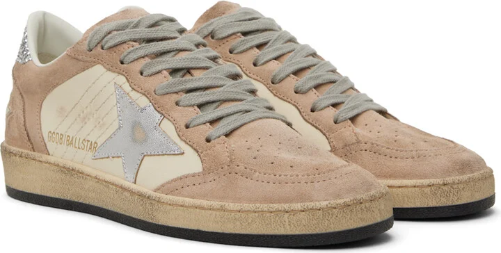 Golden Goose Pink Ball Star Sneakers - Image 4