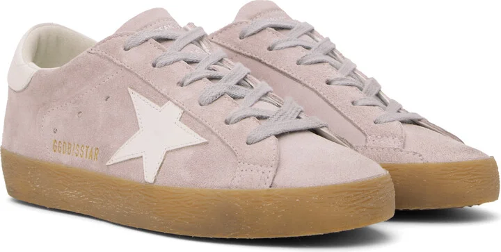 Golden Goose Pink Super-Star Sneakers - Image 4