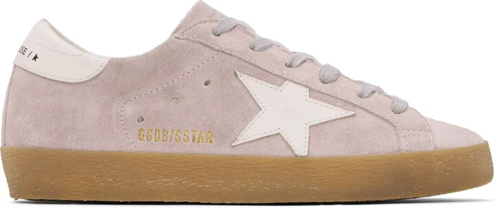 Golden Goose Pink Super-Star Sneakers