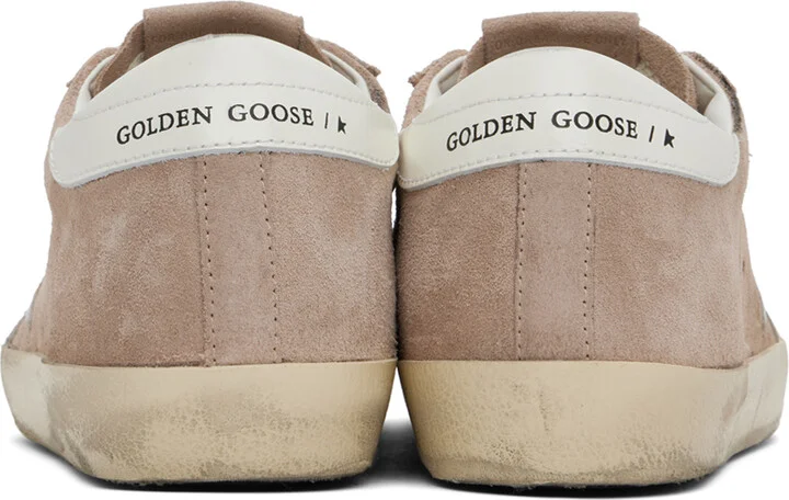 Golden Goose Pink & White Super-Star Classic Sneakers - Image 2