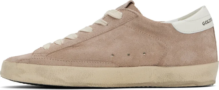 Golden Goose Pink & White Super-Star Classic Sneakers - Image 3