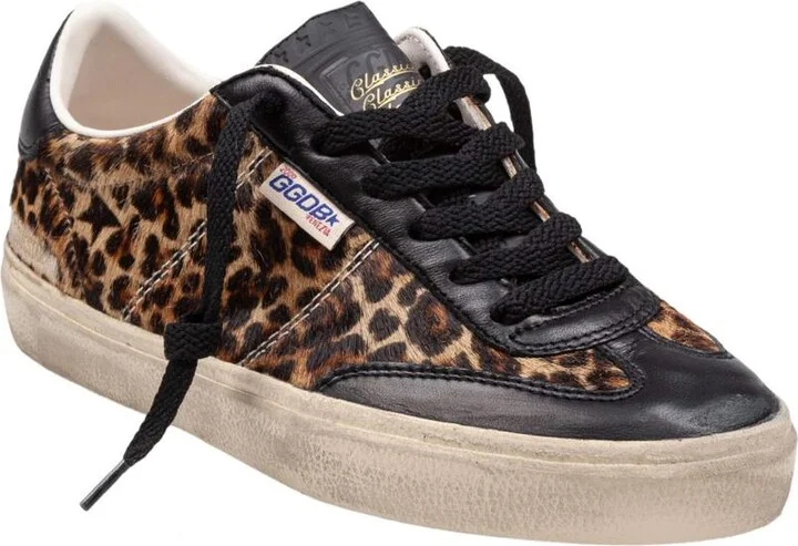 Golden Goose Ponyskin Sneakers With Leopard Print - Image 2