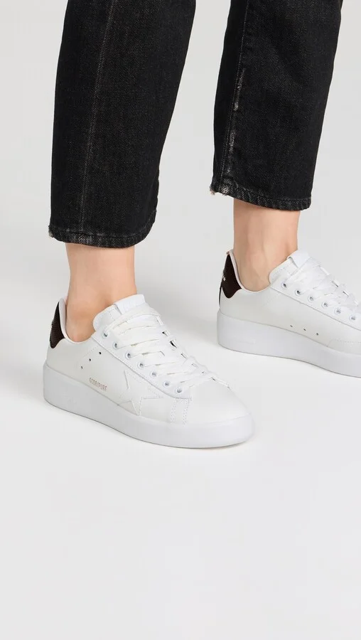 Golden Goose Pure Star Lizard Printed Sneakers - Image 3