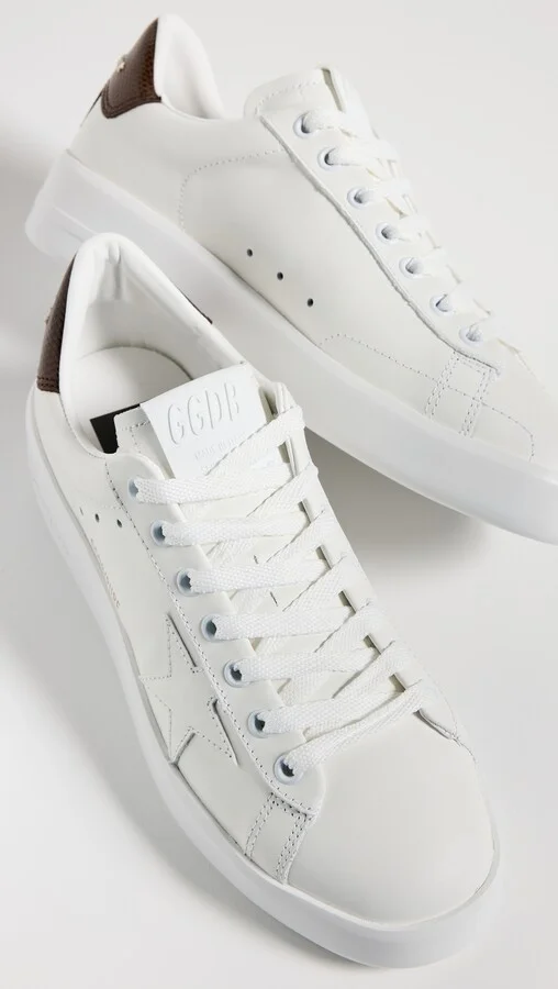 Golden Goose Pure Star Lizard Printed Sneakers - Image 4