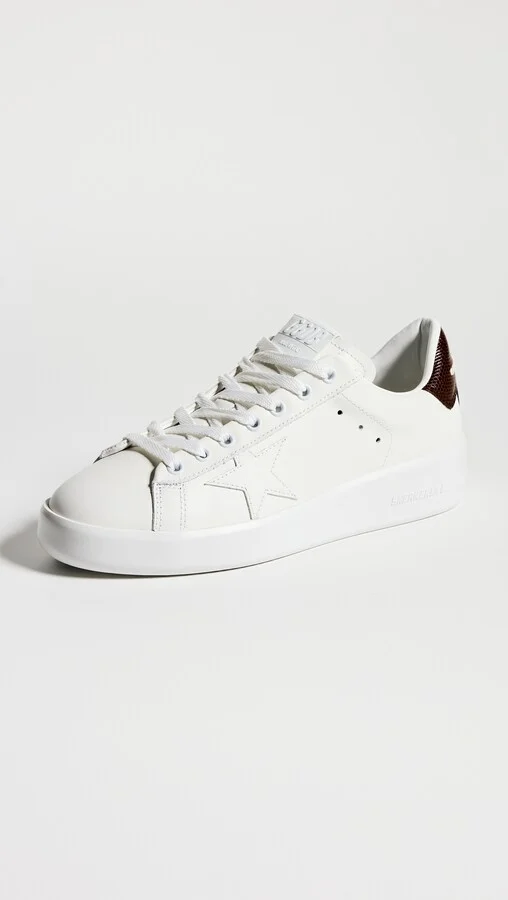 Golden Goose Pure Star Lizard Printed Sneakers - Image 5
